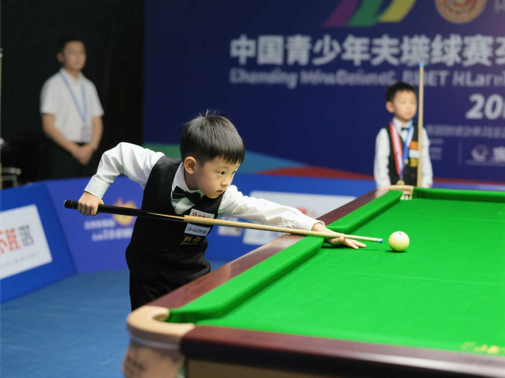 天才小将！5岁1米17萌娃闪耀中国青少年斯诺克公开赛